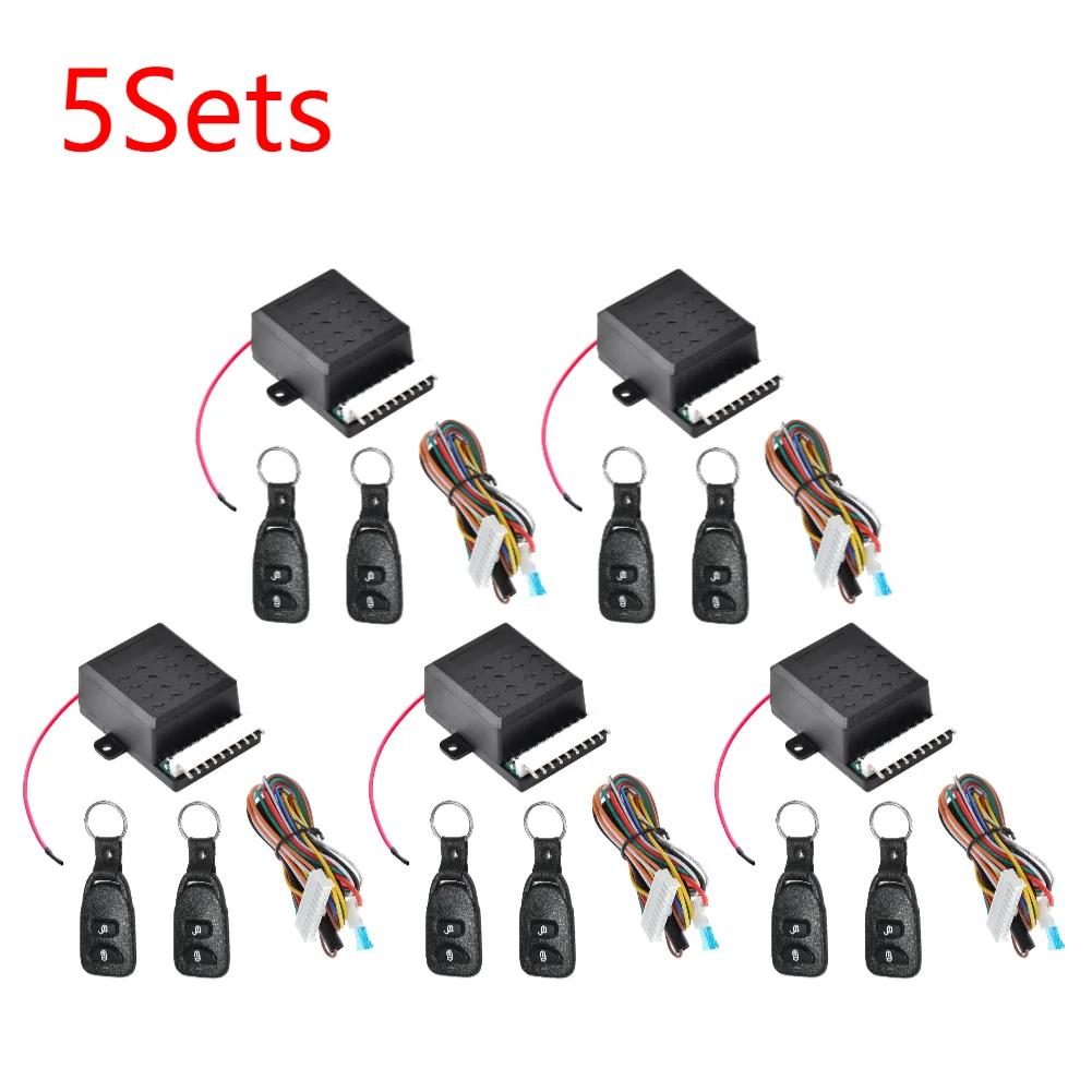 12V Car Remote Central Door Lock Actuator 2 Remote Control Auto Start Stop System Anti-Theft Car Door Lock Locking Car Alarm