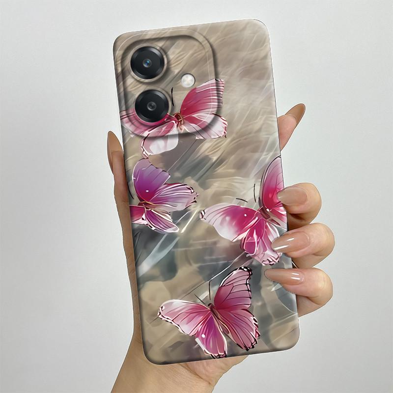 For OPPO A3 4G Phone Case A40 A40m CPH2669 CPH3669 Soft Silicone Sweet Painted Funda Coque Cartoon Printed Protective Back Cover