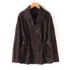 Womens 2026 Faux Lamb Leather Trench Coat With Lapel Collar Waist Belt Plus Size Elegant Outerwear