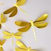 12PCS PVC Wall Decals 3D Wedding Party Decoration Dragonfly Wall Sticker  Birthday