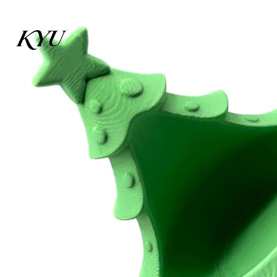 Holiday Home Table Decor 3D Printed Christmas Tree Ornament, Desktop Storage Organizer for Candies Nuts Keys, Xmas Ornament Gift Decorative