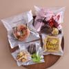 50 Pcs Transparent Thank You Self-Adhesive Bag Plastic Pouches For Diy Jewelry Display Cookies Storage Gifts Bag