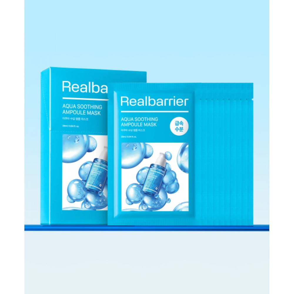 Real Barrier Aqua Soothing Ampoule Mask 10 Sheets NONE