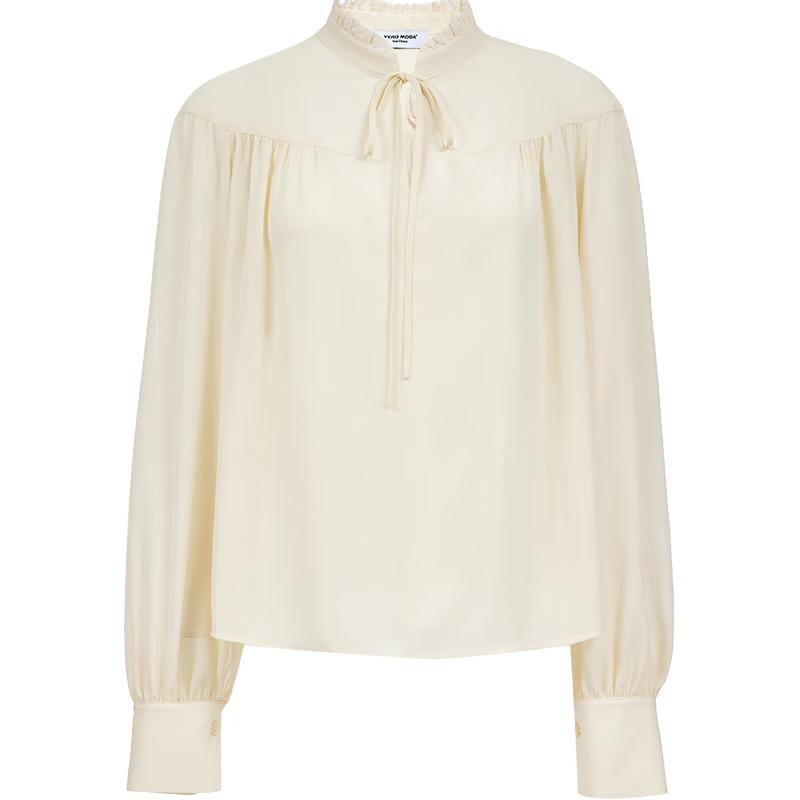 

VEROMODA Women s Tie-Neck Loose Shirt with Camisole S