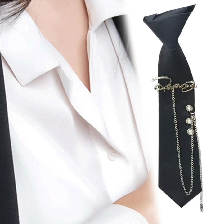 Tassels Chain Tie Knotfree Tie Adjustable Neck Tie Halloween Dressingup Neckwear