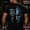 MMA Vechter Kampioen Shirt Sean Strickland T-shirt Vechtsporten Grafisch Trainin