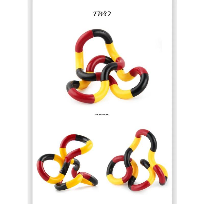 Fidget Spinner Řetízkové Hračky Kroucený Kruh Hračka Pro Dospělé Antistresový Spinner Ruční Hračky Děti Úleva od Stresu Řetízkové DIY Dárky pro Autisty