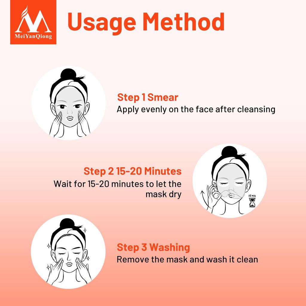 Volcanic Mud Black Mask Face Care Acne Blackhead Removal Treatment Whitening Moisturizing Skin Care Peel Mask Anti-Aging Cream