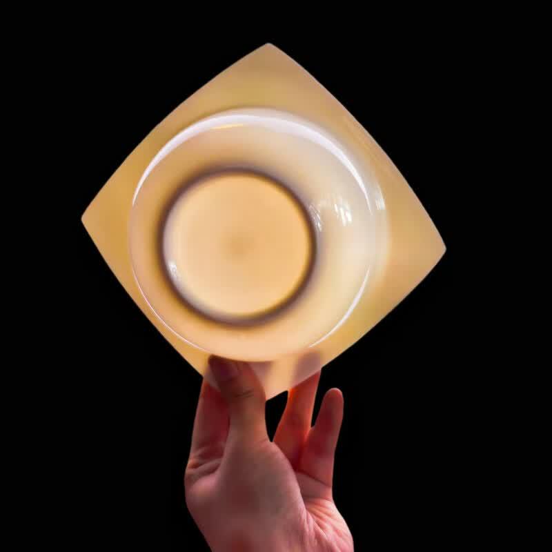 

Квадратная многоцелевая миска ZISIZ из костяного фарфора, 5,5 дюйма