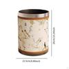 Circular Trash Bin for Home Kitchen Bathroom Laundry Space