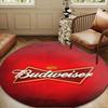 Budweiser Galaxy Bow Tie Round mat Home Decor, Chair rug For livingroom,Bedroom, doormat home decor Birthday Gift Christmas Gifts