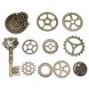 10pcs Big Size Alloy Charm Mechanical Steampunk Cogs & Gears Diy Accessories For DIY Jewelry Making