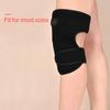 USB Heated Knee Massager Shoulder Brace with Vibration 3 Adjustable Heat Levels Black Support Strap Electric Massage