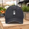 Unisex Raccoon Baseball Cap  Lightweight Duckbill Hat with Hook  Loop Closure Washed Casual Cap for Unisex  Women