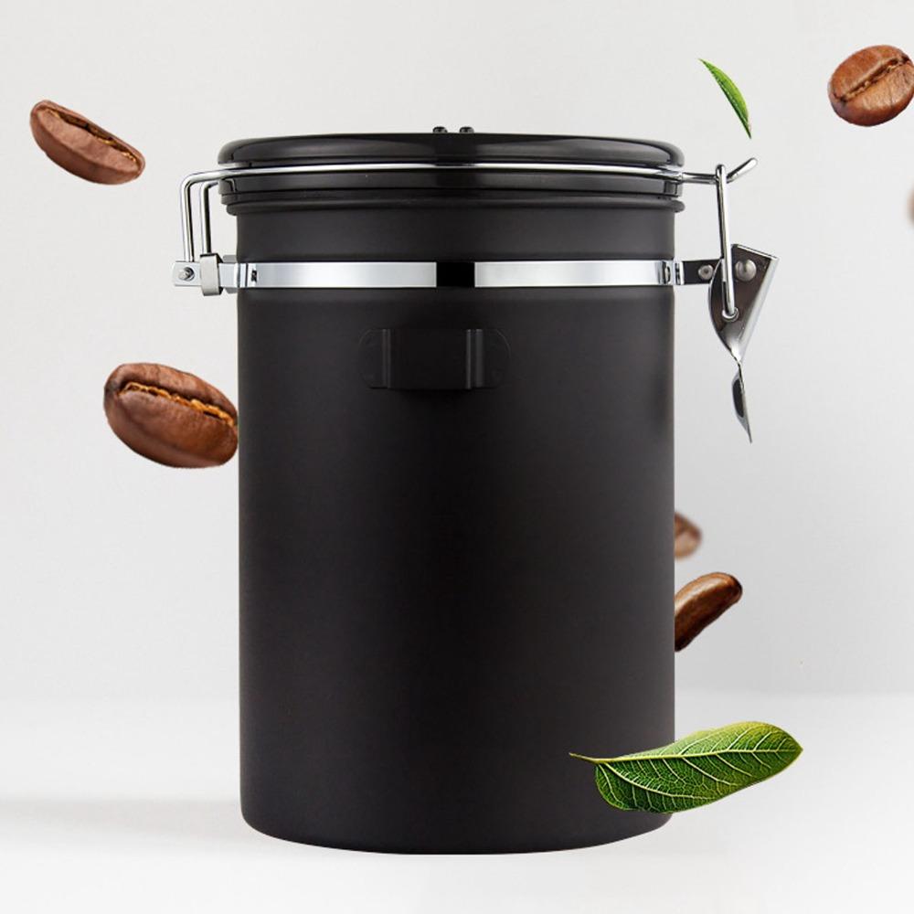 1.2L / 1.5L / 1.8L Coffee Bean Storage Container Airtight Coffee Container  For Cereal Storage