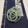 Imitation Tianshan Green Jade Temperament Glass Bracelet, 8mm - Elegant Jewelry Gift for Students and Friends.