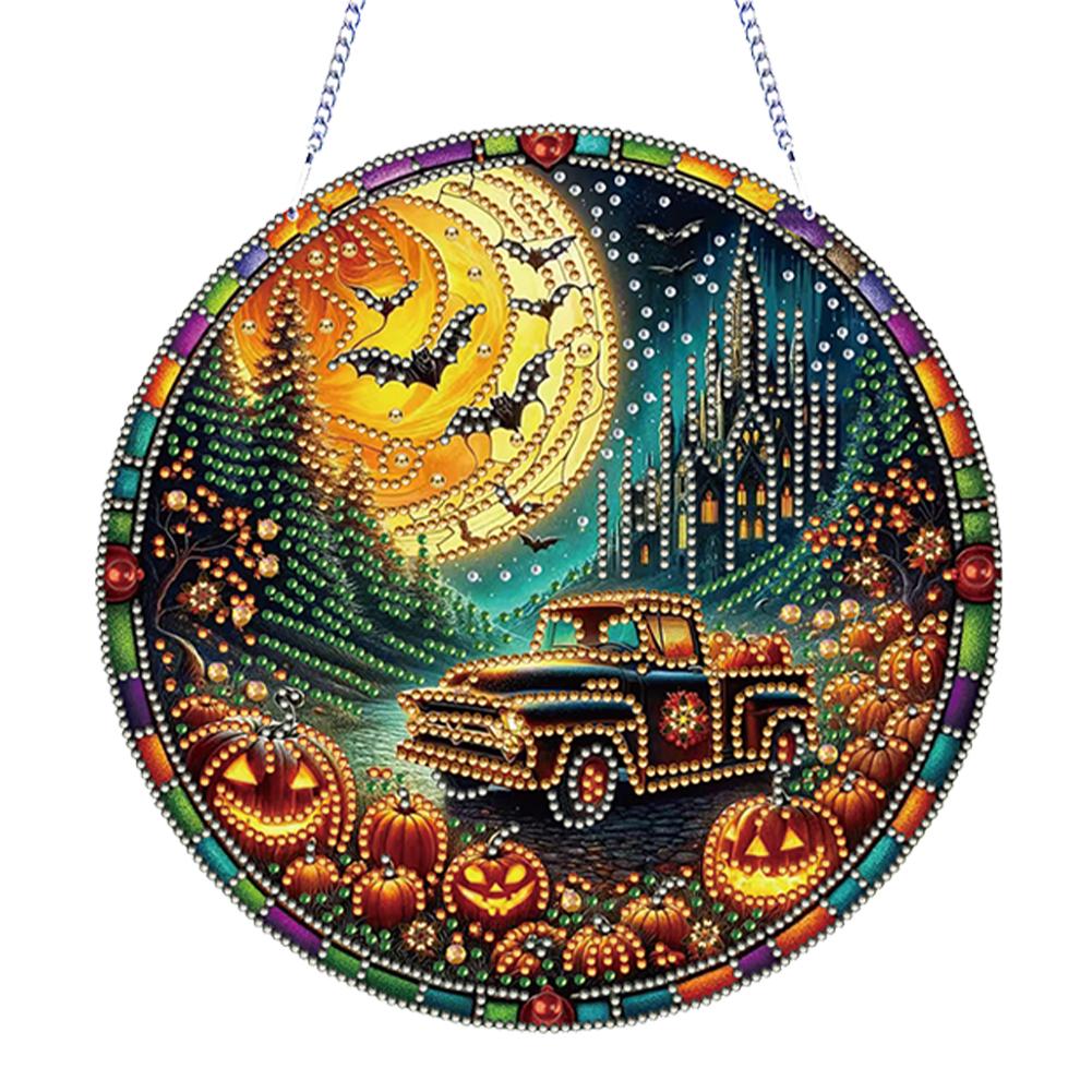 Acrylic Special Shape Flowers 5D DIY Diamond Painting Dots Pendant Rhinestone Diamond Art Pendants Diamond Painting Ornaments