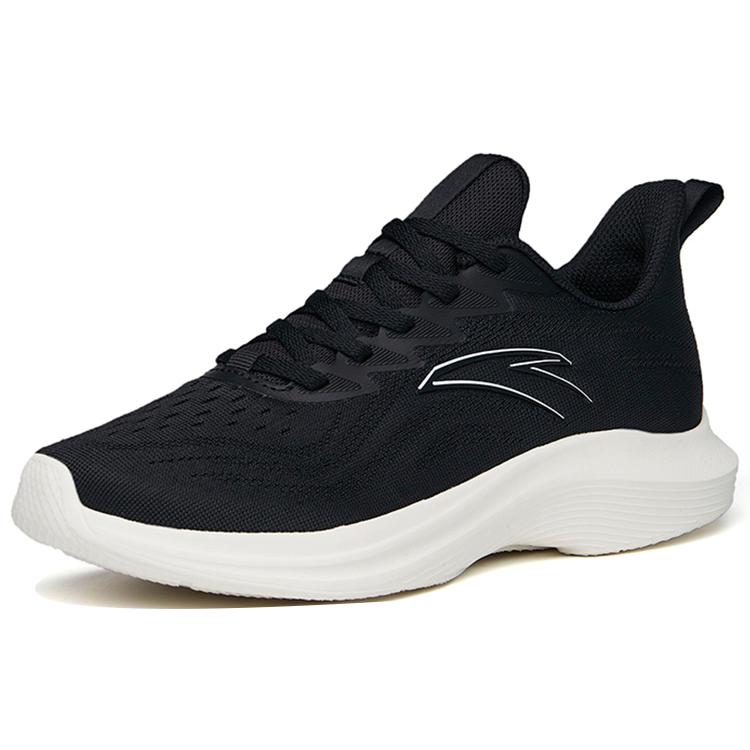 Anta Running Collection Comfortable Abrasion Resistant Low Top Running Shoes Women's Black 122225571-1