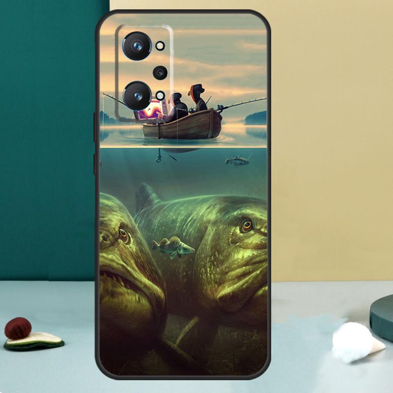 Fishing Gear Fish For Realme GT 7 Pro GT 5 6 6T C67 C61 C55 C53 C51 C21Y C25S C75 10 11 12 13 14 Pro Plus Case