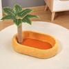 Cat Scratcher Board Oval Furniture Protection Scratch Post Lounge Nest Cats Bed for Playing