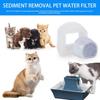 Ceramic Pet Fountain Filter Replacement Pet Water Fountain Replacement Filters Set for Ceramic Stainless Steel Fountains Carbon