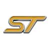 djsh6 3D Metal ST Letters Car Steering Wheel Emblem Badge Sticker for Ford ST Fiesta Focus Edition KUGA Mondeo Focus X 2 3