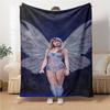 Fairy Wings Fashion Show Blanket Soft Throw Blanket For Home Bedroom Bed Sofa Travel Office Solid Christmas Blanket