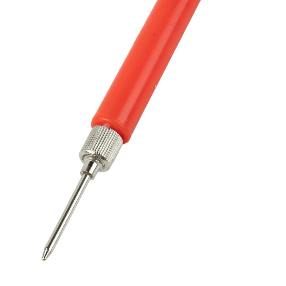 Pin Electrical Test Leads Wire Connector Tip Insulated Hook Test Probe Multimeter Spring Test Probe