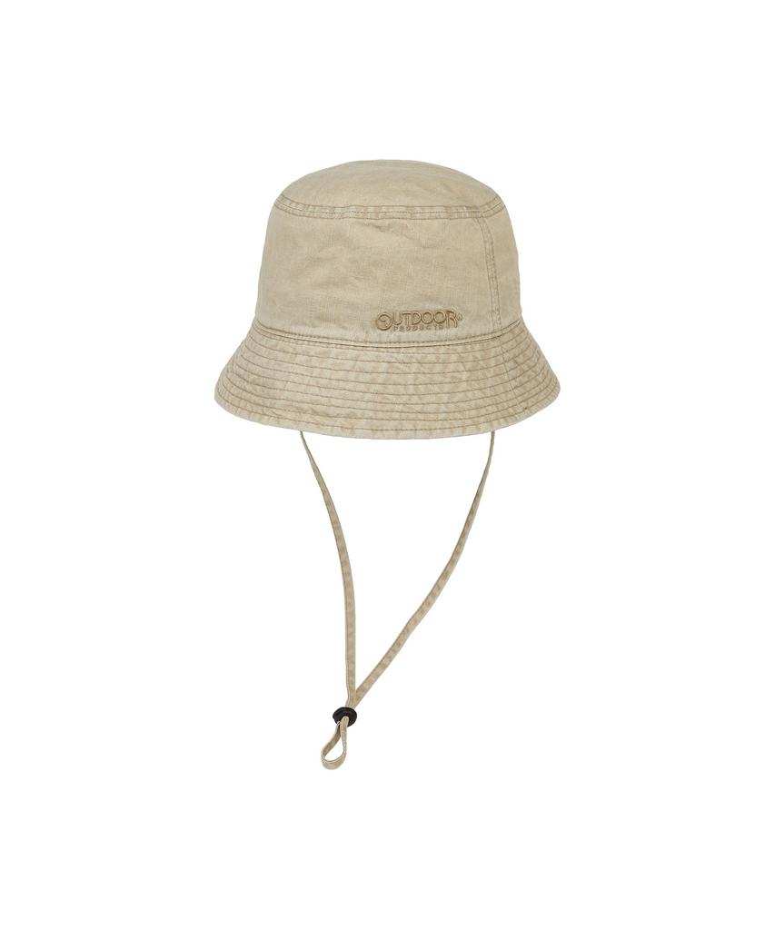 OUTDOOR PRODUCTS Washed Bucket Hat (Beige)