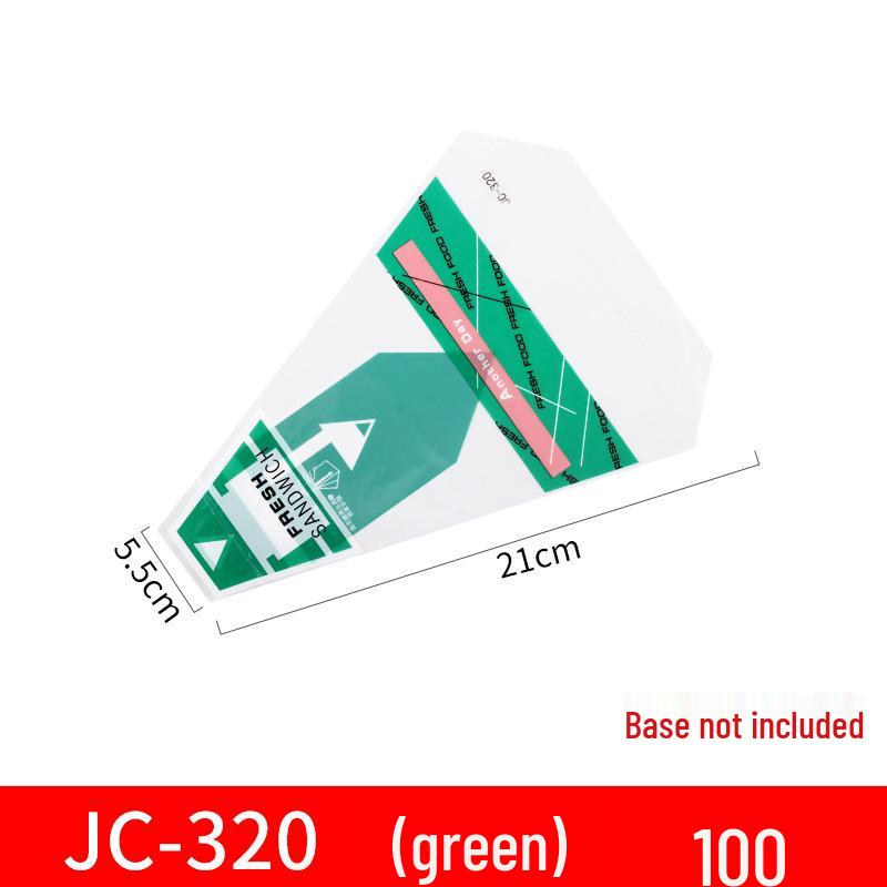 Disposable Transparent Easy-Tear Sandwich and Bread Packaging Bag