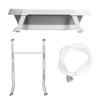 2-in-1 Foldable Dog Bathtub with Stand, Portable Pet Washing Station for Small Medium Dogs