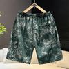 Men's Plus Size Print Casual Shorts – Elastic Waist Drawstring Loose Fit Summer Shorts (5XL-11XL)
