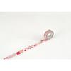 Masking Tape MT 15 mm Rayé carré rouge