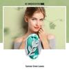 Silver Ziyun Green Leaf Glass Beads Sterling Silver Bracelet - SCC863