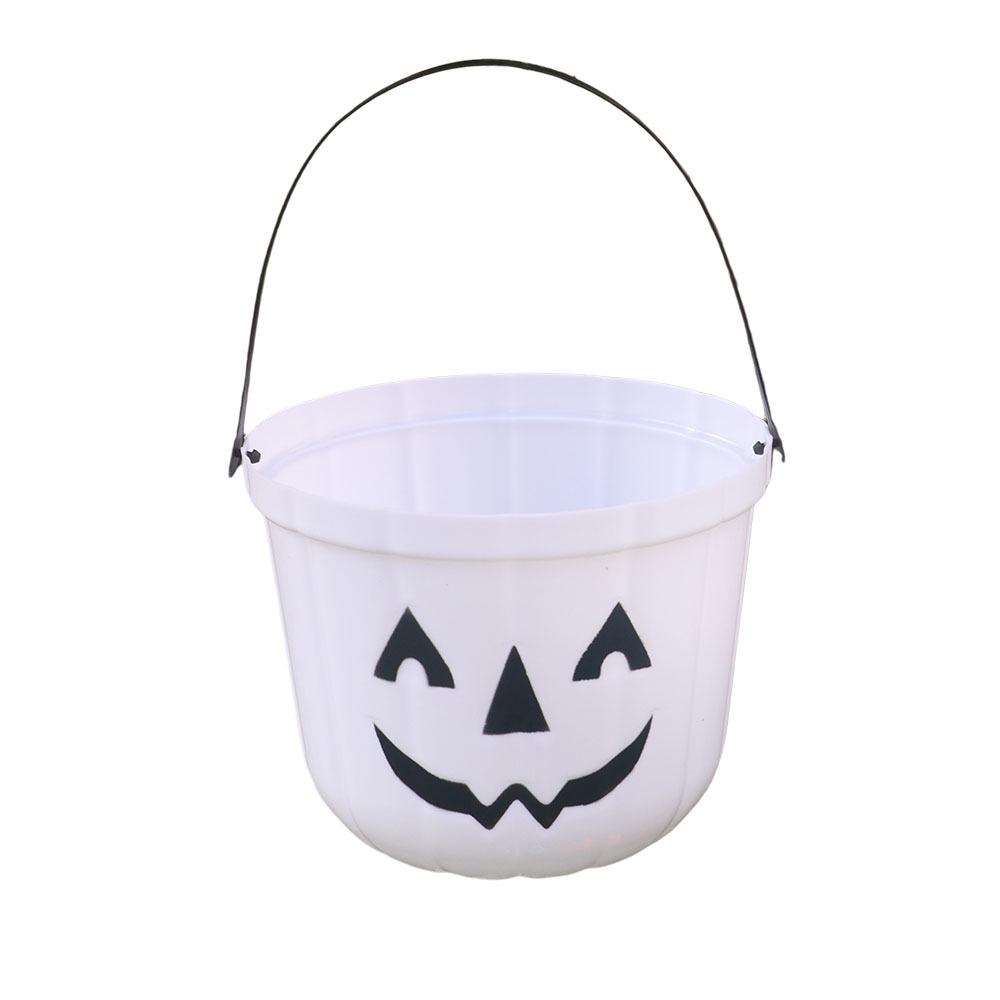 Handheld Pumpkin Lantern with Sound Control – Colorful Halloween Candy Bucket in Various Sizes