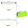 2 In 1 Badminton Net 4 M with Stand Volleyball Net Adjustable