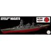 1/700 Imperial Navy Series No. 8 Japanese Navy Battleship Nagato Full Hull Model Plastic Model