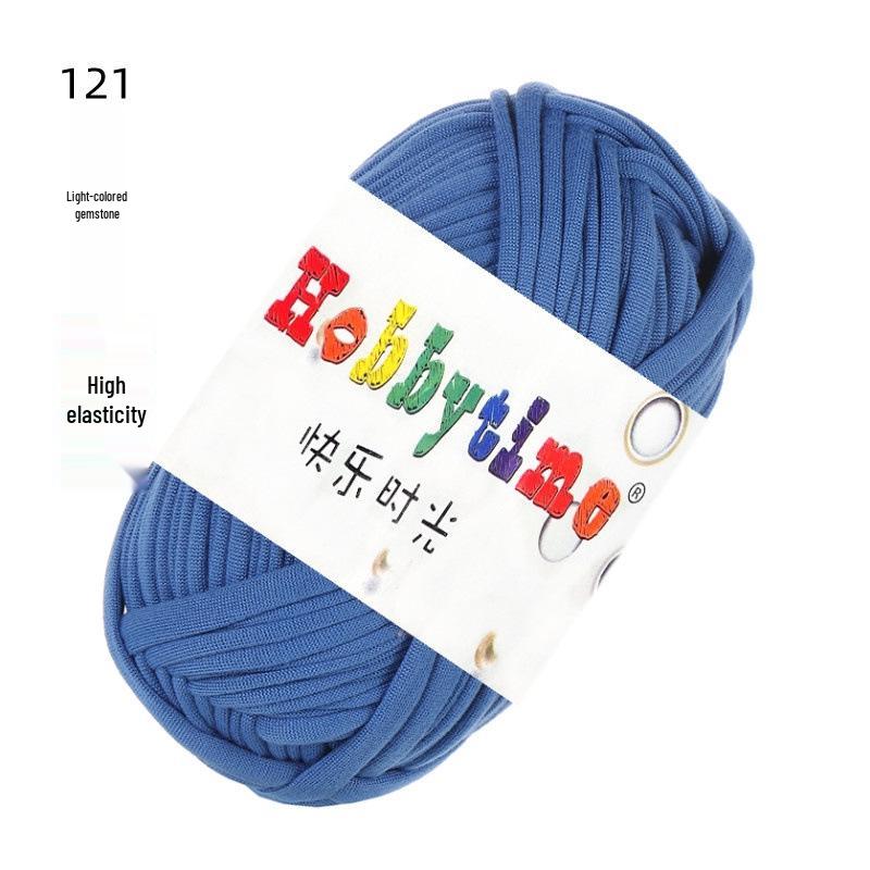 Cloth Strip Yarn DIY Crochet Kit: Handmade Bag, Knitting Material for Cushions, Carpets, and Dolls