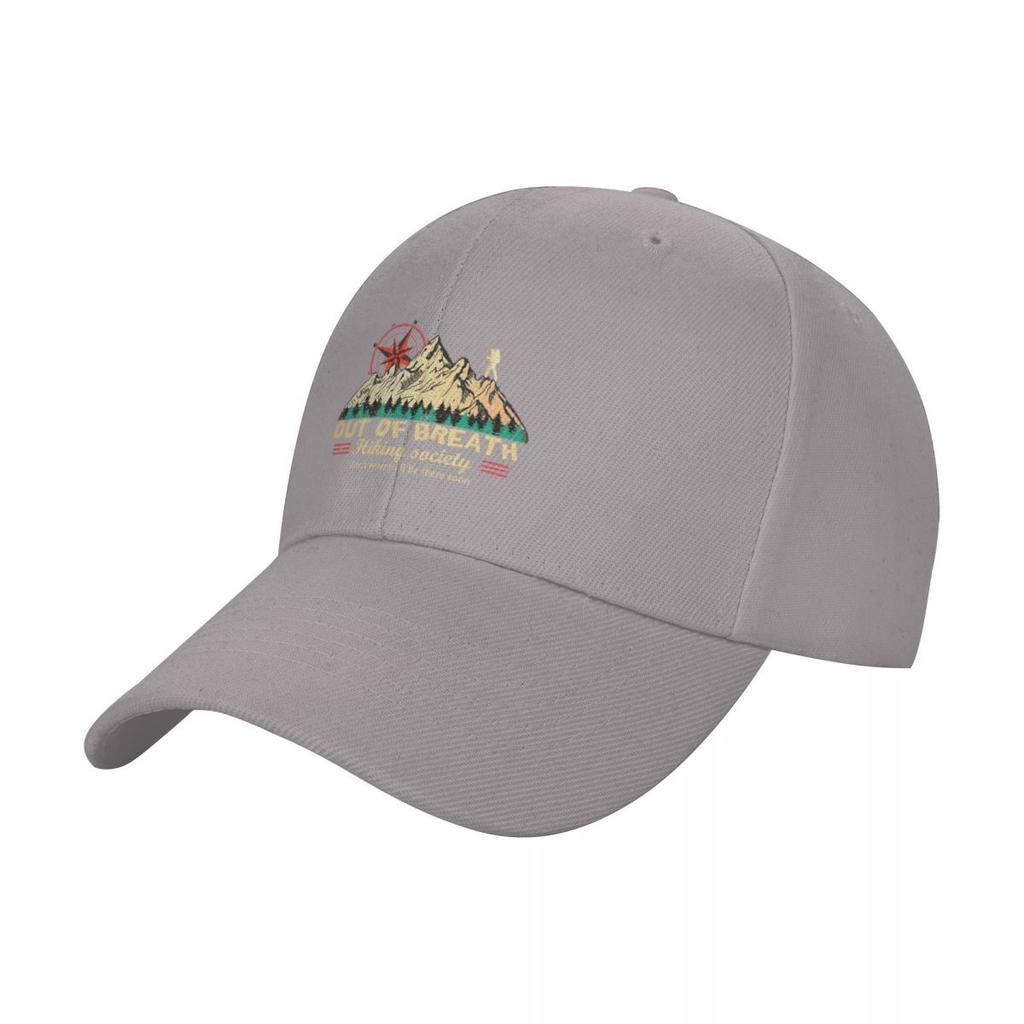 Fashion Out Of Breath Hiking Society Classic Tshirt Baseball Cap Friendly For Large Head Circumference Brand Men Caps