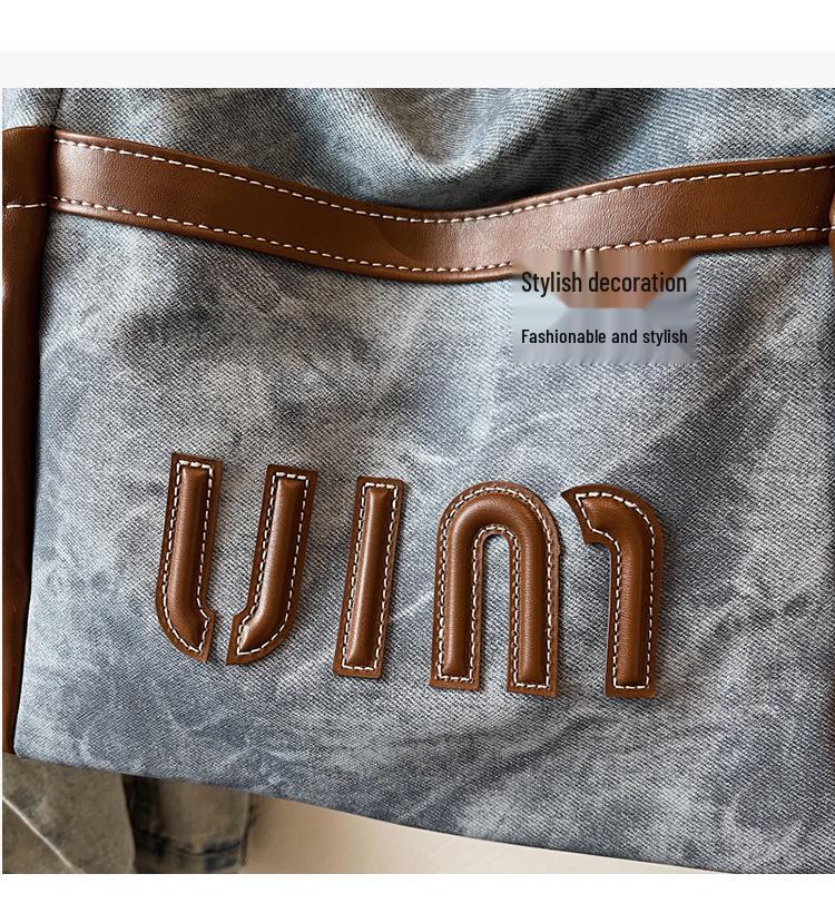 Damen Retro Minimalistisch Großvolumige Tragetasche - High-End Outdoor Lässige Schulterhandtasche