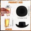 30 Pcs Cowboys Shot Glass Plastic Mini Western Cowgirl Hat and Boot Glasses for Bridegroom Bridal Shower Bachelorette Party