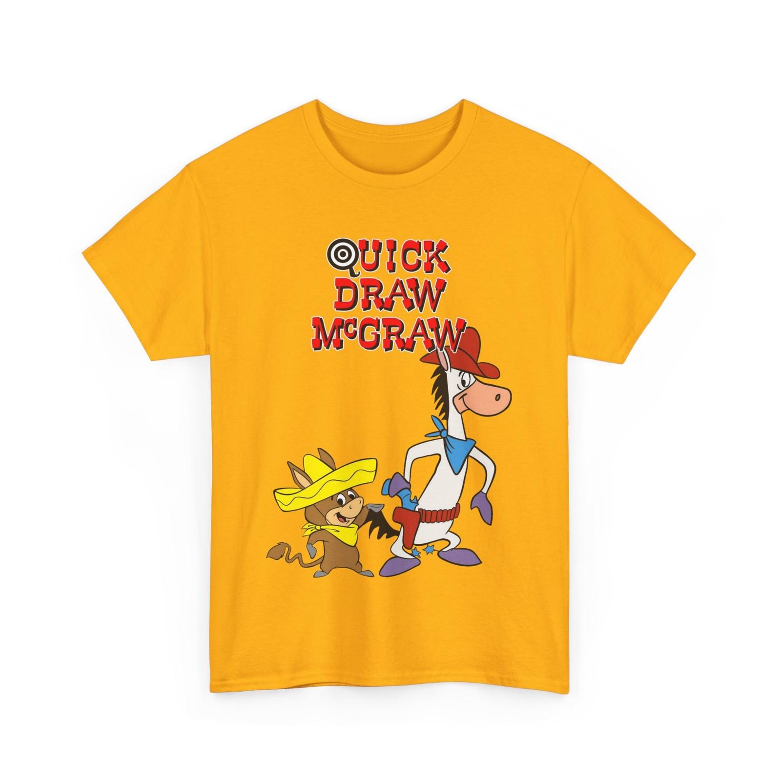

Quick Draw McGraw T-Shirt Mens Womens Tees Top - Baba Looey - Hanna-Barbera Cartoon - 1960s TV 4XL