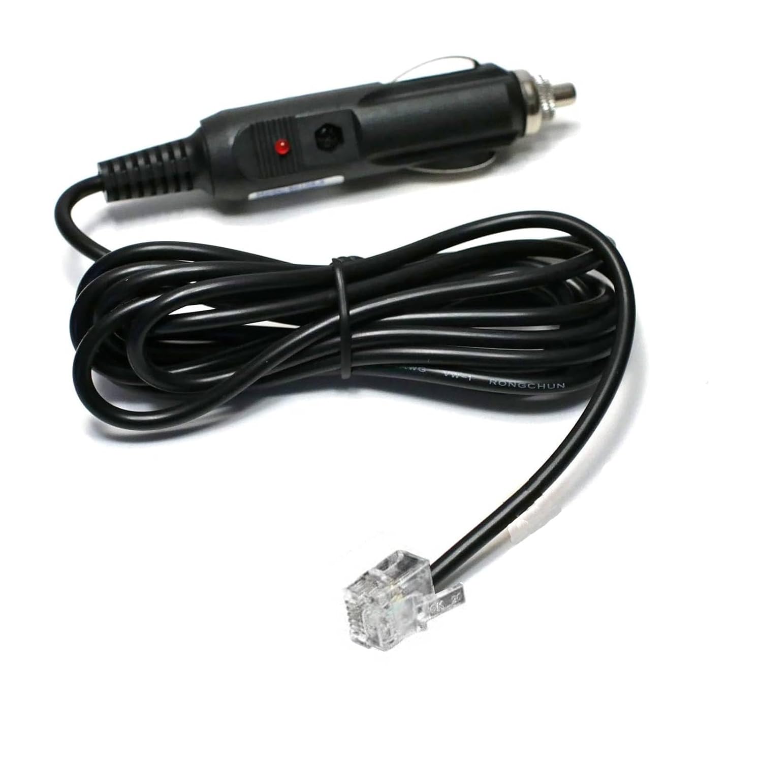 Radar Straight Power Cord Compatible with Uniden R3 R7 R1 Radar Detector, for Passport 9500i 7500S 8500 7500 6800, Valentine One Radar Detector,