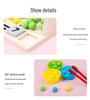 Wooden Children's Multifunctional Abacus and Calculating Rack - Educational Math Toy with Beads for Primary Students.