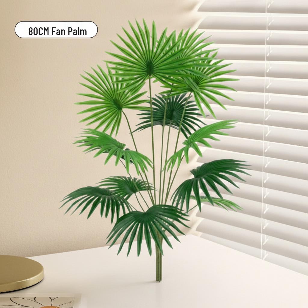 Small Monstera Artificial Plant for Indoor Decor - Potted Decoration for Offices, Living Rooms, and Desktops