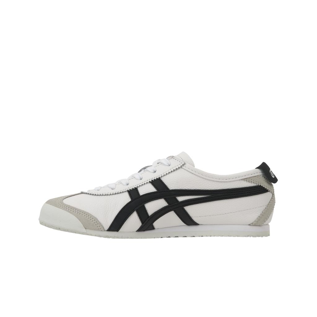 ONITSUKA TIGER Mexico 66 Weiß Schwarz Wildleder Zehenkappe Unisex Sneakers 1183A201-126