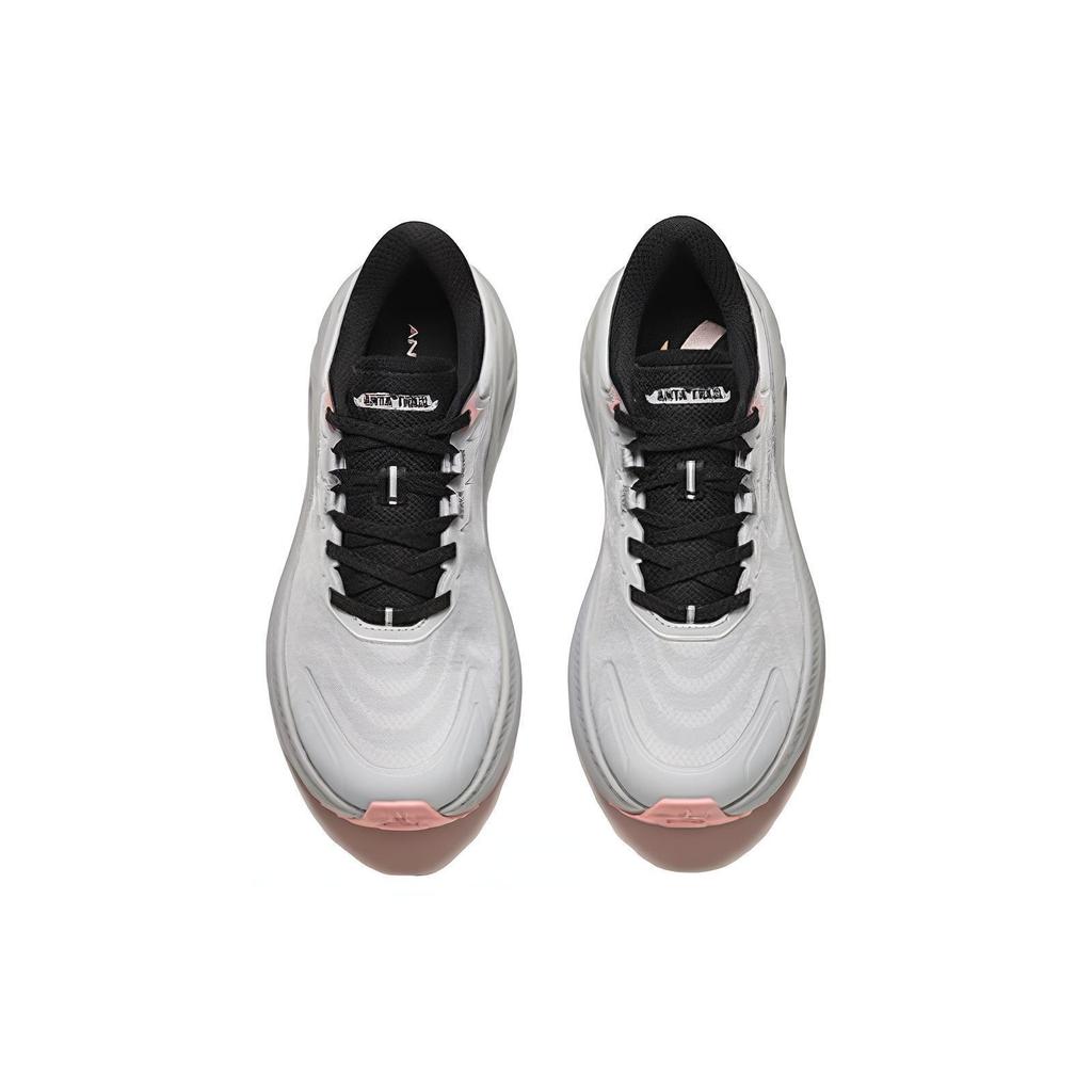 Anta Wuyi Cushioning Low Top Running Shoes Women's Black Gray Silver 122415531-5