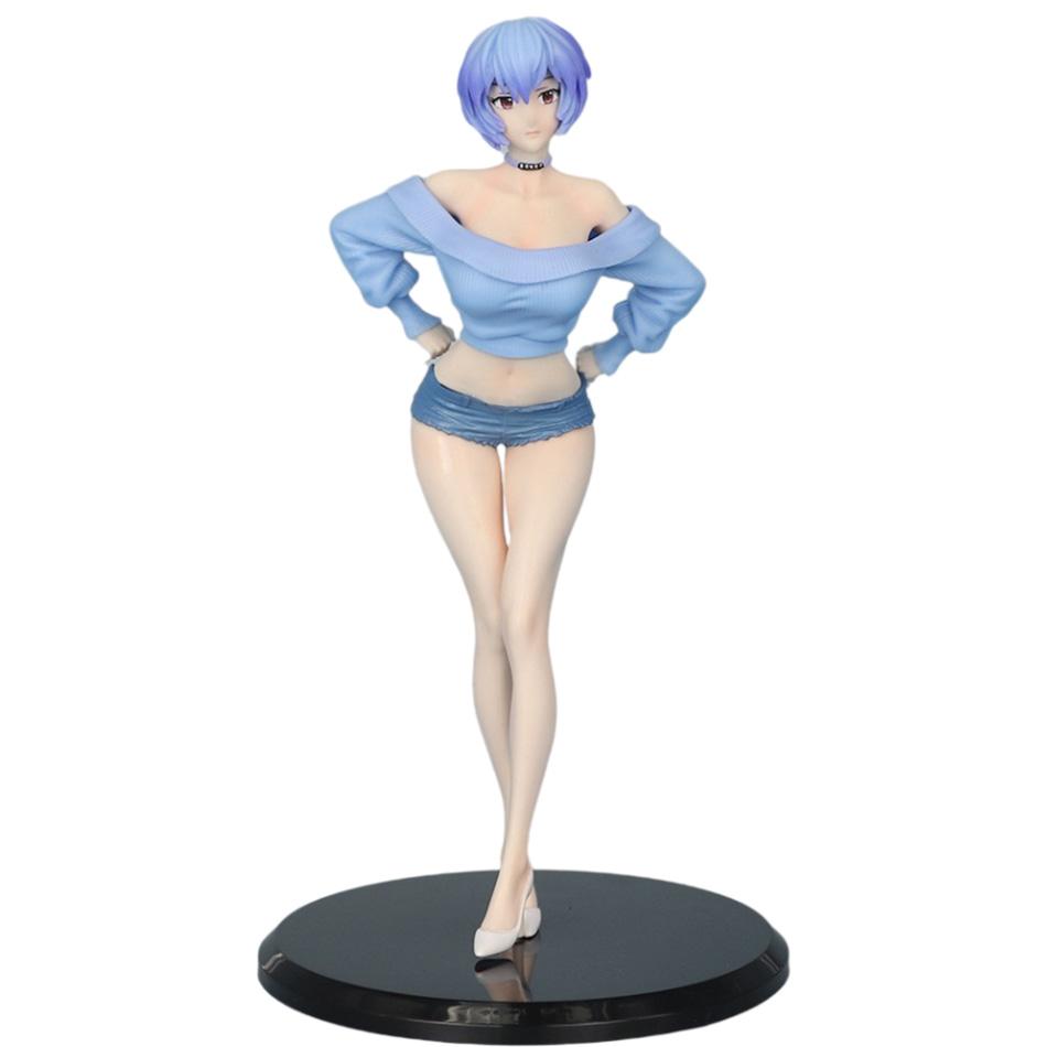 Original Bandai Ayanami Rei Anime Girl Pvc Action Figure Toy Gk Game Statue Collectible Model Doll NEW NEON GENESIS EVANGELION Poseable Articulated
