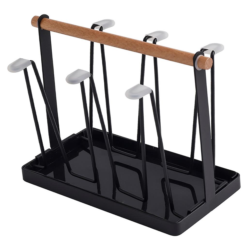 Cup Drying Rack Iron Art Mug Draining Holder Multi Functional Kitchen Cup