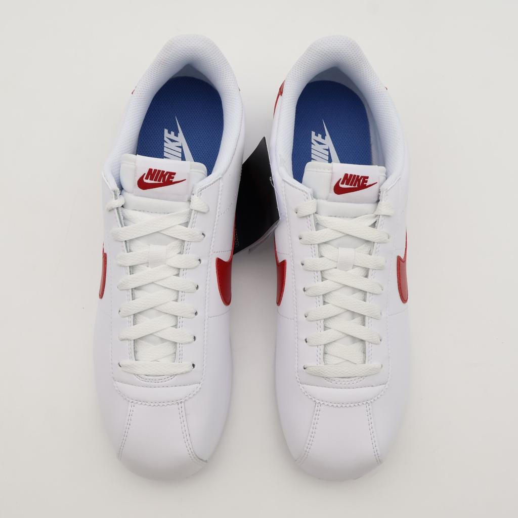 DM4044-108 Nike Cortez Forrest Gump White Varsity Red Blue (Men's)
